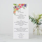 Menu Tulipes ludiques et lumineuses et Fête des mariées (Debout devant)