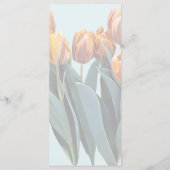 Menu Tulipes orange (Dos)