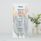 Menu Tulipes orange (Debout devant)