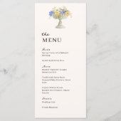 Menu Tuscan Garden Urn Wedding Wedding Dinner (Devant)