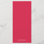 Menu Tuxedo en rouge classique (Dos)