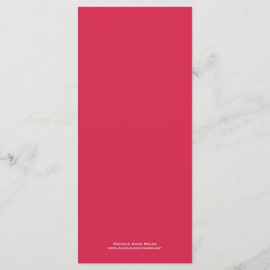 Menu Tuxedo en rouge classique (Dos)