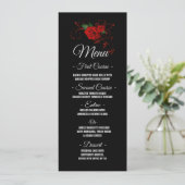 Menu Tuxedo Suit & Bride Mariage Silhouette (Debout devant)