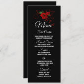 Menu Tuxedo Suit & Bride Mariage Silhouette (Devant / Derrière)