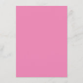 Menu Typographie en gras rose vif et rouge Mariage simp (Dos)