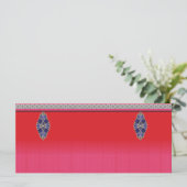 Menu un tableau d'une femme en robe rose (Debout devant)