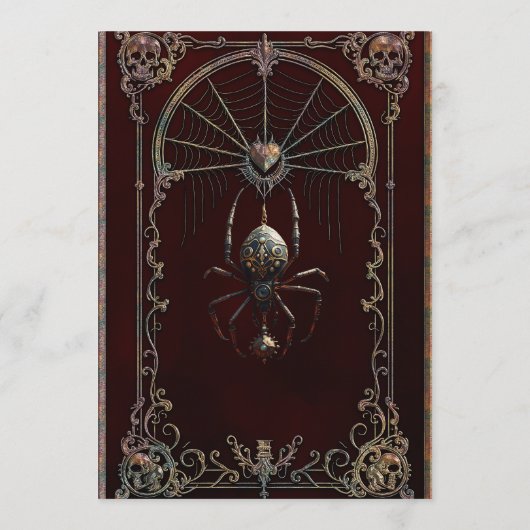 Menu Une touche de magie gothique (Dos)