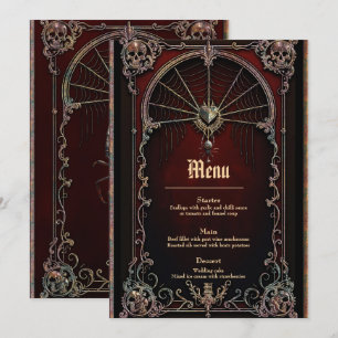 Menu Une touche de magie gothique