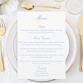 Menu Unicornes blanches Aimer Couple