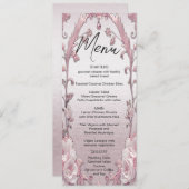 Menu unique Mariage rose (Devant / Derrière)