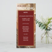 Menu unique simple de couverture de magazine (Debout devant)