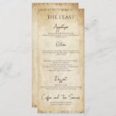 Menu unique Viking Mariage (Devant / Derrière)