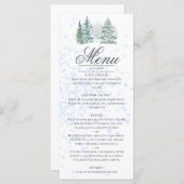 Menu Vacances d'hiver (Devant / Derrière)