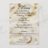 Menu Vache blanche sud-ouest en or (Devant)