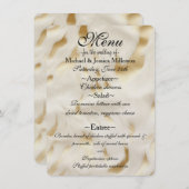 Menu Vache blanche sud-ouest en or (Devant / Derrière)