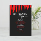 Menu Vampire Bloedhalloween Adult Party (Staand voorkant)