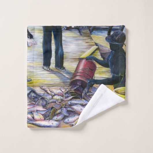 Menu van vandaag, Harbour Island, Bahama's Bad Handdoek (Wasdoekje)