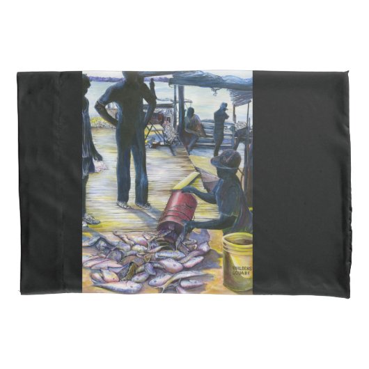 Menu van vandaag, Harbour Island, Bahama's Kussensloop (Voorkant)