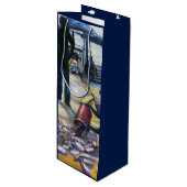 Menu van vandaag, Harbour Island, Bahama's Wijn Cadeautas (Voorkant Gekanteld)