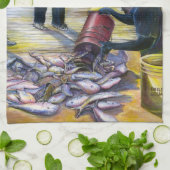 Menu van vandaag, Harbour Island Theedoek (Gevouwen)