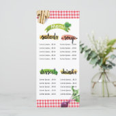 Menu végétalien bio maison sain modèle (Debout devant)