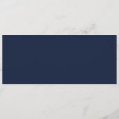 Menu Végétation de Noël moderne | Dîner Mariage de la M (Dos)