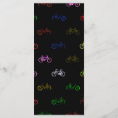 Menu Vélos colorés (Dos)