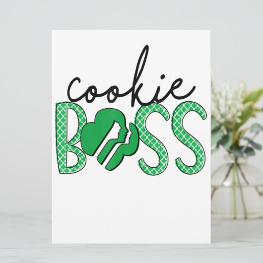 Menu Vendeuse de biscuits Girl Scouts Cookie Boss (Debout devant)