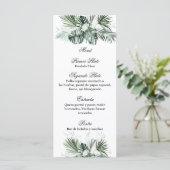 Menu verdoyant modèle pour toutes les occasions (Debout devant)