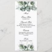 Menu verdoyant modèle pour toutes les occasions (Devant)