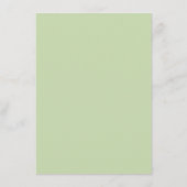 Menu Verdure Rustique Simple Elégant Mariage d'aquarell (Dos)
