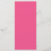 Menu Véritable Simplicité 1 Rose Carnation Minimal Mari (Dos)