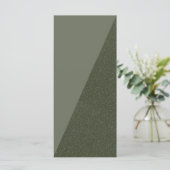 Menu vert mousse diagonale vif (Debout devant)