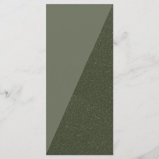 Menu vert mousse diagonale vif (Devant)