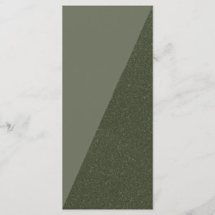 Menu vert mousse diagonale vif