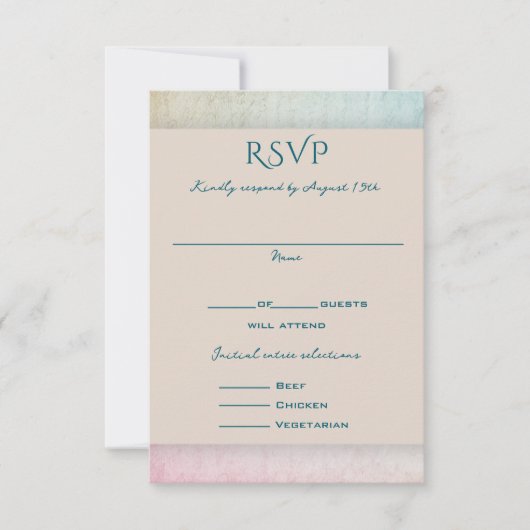 Menu vertical Répondre Seas Vivantes RSVP (Devant)