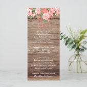 Menu - Verweerd houten vat en lantaarn - Koraal (Staand voorkant)