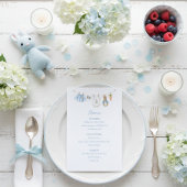 Menu Vêtements de bébé garçon lapin mignon sur un fil à