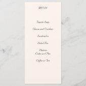 Menu Victoriaans ontwerp (Achterkant)