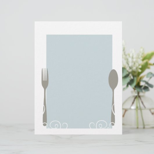 menu vide (Debout devant)