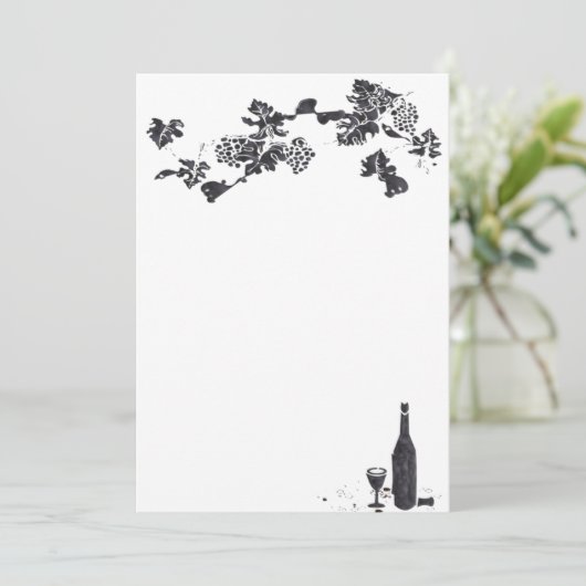 Menu Vin Invitation (Debout devant)