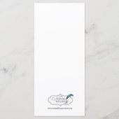 Menu Vins d'argent (Dos)