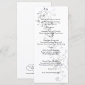 Menu Vins d'argent (Devant / Derrière)