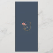 Menu vintage Art Nouveau Mariage (Dos)
