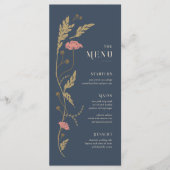Menu vintage Art Nouveau Mariage (Devant)