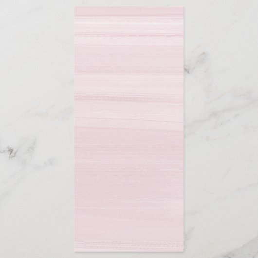 Menu vintage de princesse baby shower (Dos)