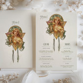 Menu Vintage Wedding et carte boisson