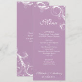 Menu Violet Flèche de Filigree (Devant / Derrière)