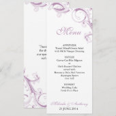 Menu Violet Flèche de Filigree (Devant / Derrière)