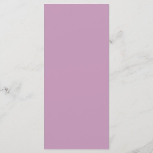 Menu Violet pastel et rose clair | Texte éditable moder (Dos)